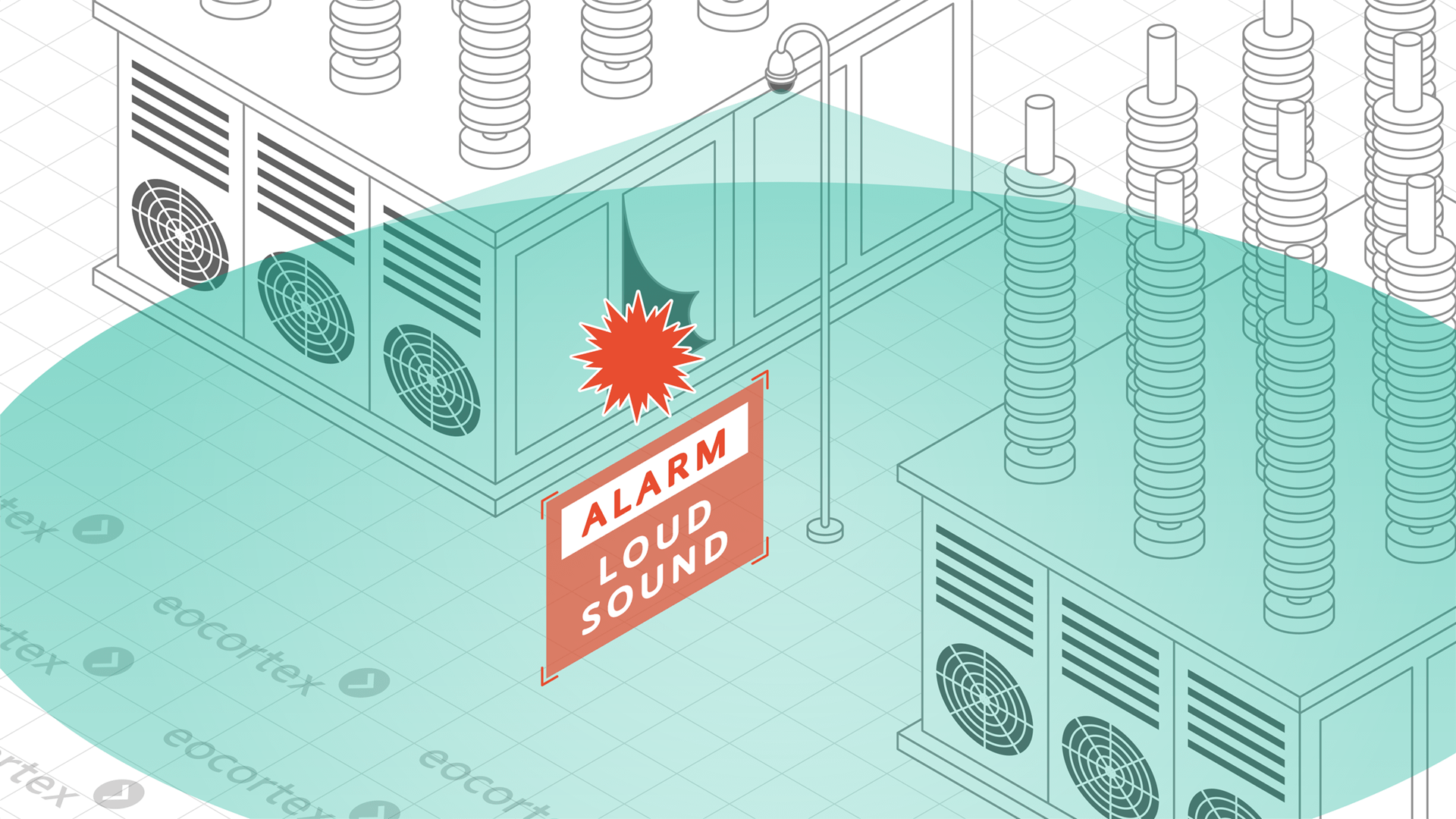 Loud Sound Detection for Power Plants Demonstration of Loud Sound Detection video analysis module operation using a CCTV surveillance system for power plants based on the Eocortex Video Management Software.